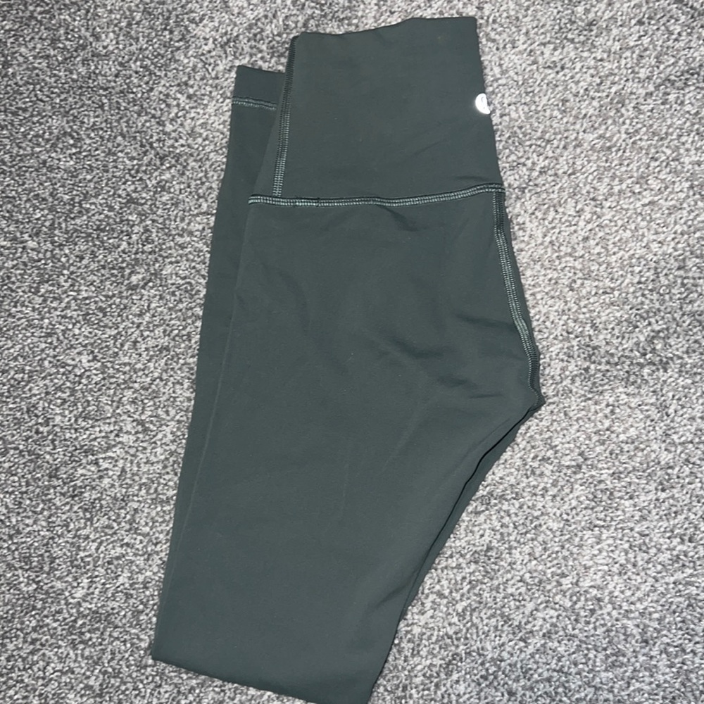 Lululemon Smoked Spruce Wunder Train HR 25” size 0